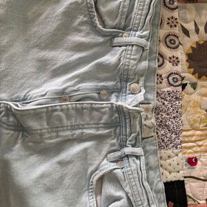 We the Free Light Wash Wide Leg Jeans 32